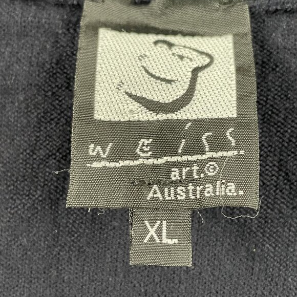 Weiss Art Pure Wool Sweater Vest Mens XL Australian Koala Preppy - Picture 5 of 9
